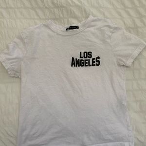 ZARA “LOS ANGELES” WHITE TSHIRT